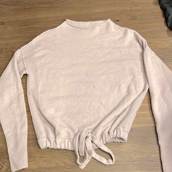 Athleta cashmere sweater dusty rose color - Picture 1 of 5